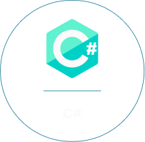 C# icon representing proficiency in the C# programming language.